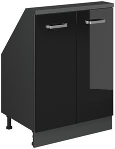 Schwarz Hochglanz/Anthrazit