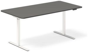 Hebe-/Senktisch DNA Anthrazit 1600x800 mm 2-Fuß/weiß