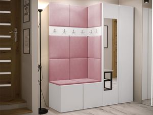 Weiß / Rosa