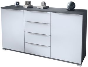 Anthrazit matt/Weiß matt