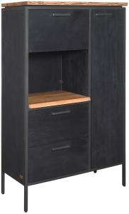 Highboard 92x155cm "Kuba" Akazie mit Baumkante