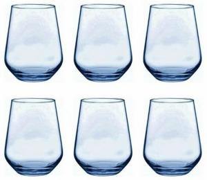 Pasabahce Allegra Trinkgläser Türkis 6er set Mini-Wassergläser 115cc