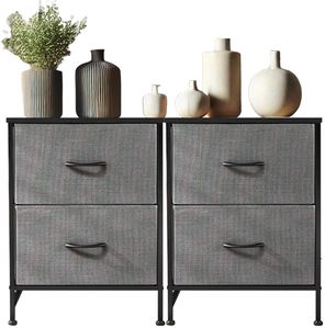 2 Schubladen Grau