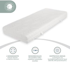HOME DELUXE Matratze EMOTION TOP - 140x200 cm, H2