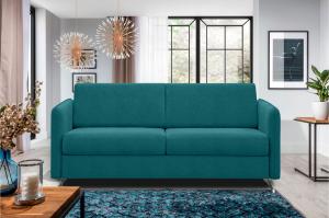 Stylefy Sherlock Schlafsofa Velours Türkis