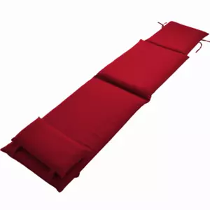 Liegenauflage 190x47 cm für Liegestuhl Imperia TL-3007 Rot