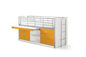 Weiß/Orange