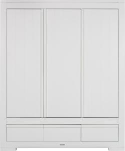 Kidsmill Bretagne Kleiderschrank, 3-türig, Weiß