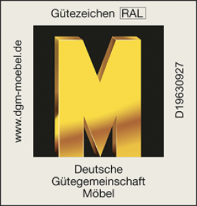 Das "Goldene M" - das Gütezeichen für geprüfte Möbel