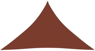 Sonnensegel Oxford-Gewebe Dreieckig 3 x 3 x 4,24 m Terrakottarot