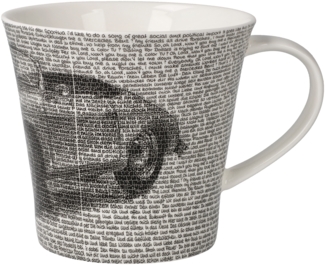 Goebel / Saxa - Porsche 356 Black,Coffee-/Tea Mug,13,0cm x 10,5cm x 9,5cm / Fine Bone China / 13,0cm x 10,5cm x 9,5cm