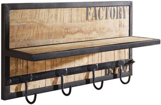 Wandgarderobe Mango 61 x 14 x 31 bedruckt FACTORY #153