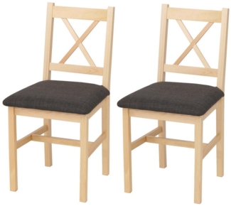 MCW Esszimmerstuhl MCW-F77 (Set, 2 St), Stabile Konstruktion, Massives Holz