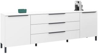 borchardt Möbel Sideboard Vaia, Breite 200 cm, 3 Schubkästen