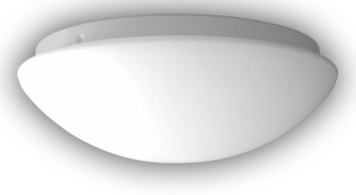 LED Deckenleuchte rund Opalglas matt, Nurglasleuchte, Ø 35cm