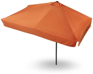 habeig Balkonschirm Sonnenschirm halbrund #71 rechteckig Wandschirm für Balkone Terrassen, LxB: 255x228 cm, Ohne Schirmfuss
