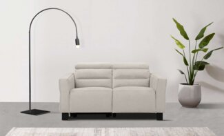 Places of Style 2-Sitzer Carpari, 162 cm, mit manueller od. elektrischer Relaxfunktion, (USB A/C), sowie Kopfteilverstellung