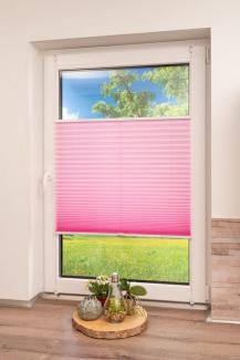 Khome K-home Klemmfix-Plissee, Polyester, Pink, 45 x 130 cm