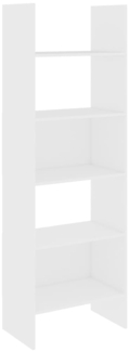 vidaXL Bücherregal Weiß 60 x 35 x 180 cm Spanplatte [803407]
