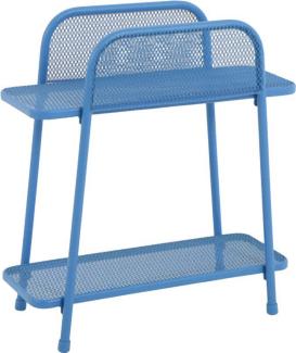 MWH Balkonregal Shelfo blau 55x27x70 cm