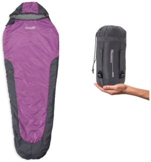 Lumaland Mumienschlafsack Where Tomorrow Camping Schlafsack 220x80x50, wasserabweisend Wärmekragen im Schulterbereich Camping Outdoor -5°C
