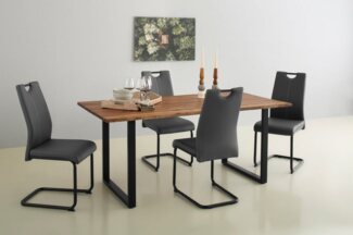 HELA Freischwinger CORA (Set, 4 St), Tragegriff in schwarz