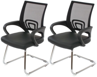 MCW 4-Fußstuhl Afragola-2 (Set, 2 St), 2er-Set, Ergonomisch geformte Rückenlehne, Leicht abwaschbar