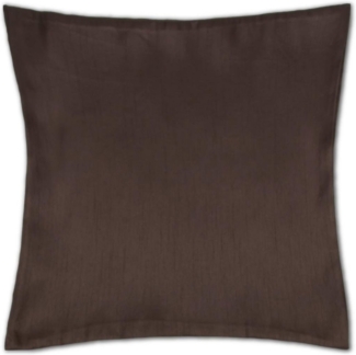Kissenhüllen 50x50 Alessia, Auswahl: dunkelbraun - hot chocolate ohne Füllung
