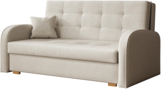 'Viva Gold III' Schlafsofa, creme, 85 x 153 x 98 cm