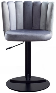 KAWOLA Bistrostuhl JADA (1 St), Drehstuhl höhenverstellbar Velvet verschiedene Farben