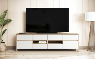 Home affaire TV-Schrank Stranda, moderner TV-Unterschrank, Kommode im Scandi-Style, Lowboard Rahmenoptik, ausreichend Stauraum, vielseitig einsetzbar, 193 cm breit
