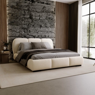 Chilly Möbel Polsterbett Modern Savona 160×200 mit Stauraum & Lattenrost Metallrahmen