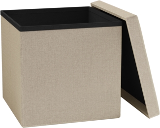 VCM Sitzbank Boxas 921039 Creme H. 38 x B. 38 x T. 38 cm