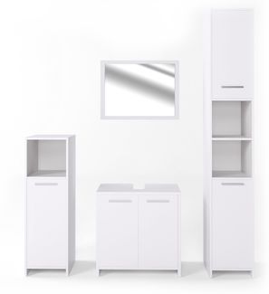 Badmöbel-Set Kiko Weiß 4 Teile Vicco