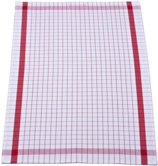 ROSS Geschirrtuch Exclusiv, (Set, 3-tlg), Karofond, 50% Baumwolle, 50% Leinen, 50x70 cm