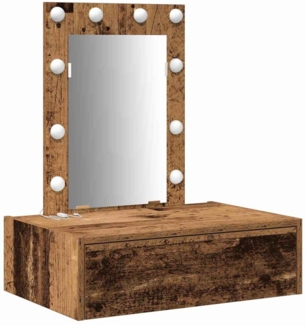 vidaXL Schminktisch mit Schubladen Braun 60 x 40 x 70 cm Holzwerkstoff 865224