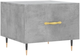 Couchtisch, Sofatisch Betongrau 50 x 50 x 40 cm Holzwerkstoff