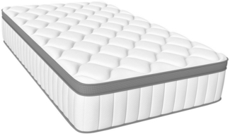 Taschenfederkernmatratze Matratze 90x190 cm Härtegrad H3, ergonomische 7 Zonen Matratze, Lexzurn, 25 cm hoch, (10 Schichten aus hochwertigem Material, Taschenfederkernmatratze, Atmungsaktiv, Orthopädisch)