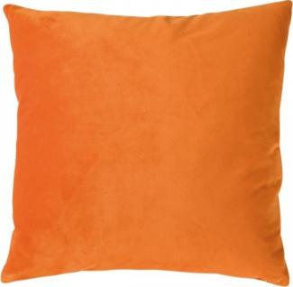 Pad Kissenhülle Samt Smooth Pumpkin Orange (50x50cm) 10424-O80-5050