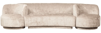 Sofa Combi-Popular: Bank+Sessel, Natur