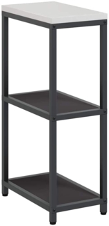 vidaXL Küchenaufbewahrung mit Regal Schwarz 60 x 50 x 92 cm Stahl 874975