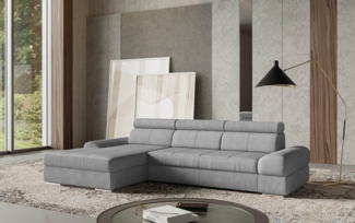 sit&more Ecksofa Broadway L-Form, inklusive Kopfteilverstellung, wahlweise mit Bettfunktion