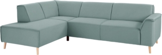 Home affaire Ecksofa Janek Scandic Design, elegant und zeitlos, L-Form, mit Federkern und Keder in scandinavischem Design