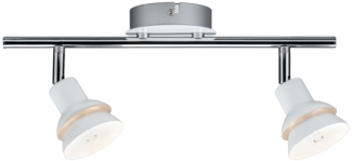 Paulmann Spotlight Double 2x2,2W G9 Weiß/Chrom 230V Metall7211