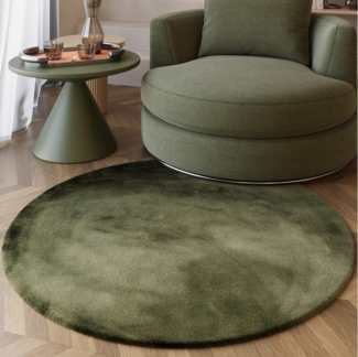 Esprit Hochflor-Teppich Alice ESP-4377 Kunstfell, rund, Höhe: 25 mm, Kaninchenfell-Haptik, besonders weich und dicht, für alle Räume