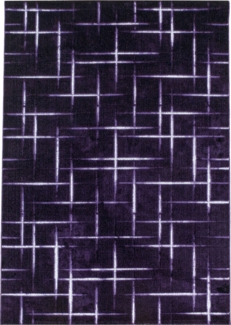 Kurzflor Teppich Clara rechteckig - 160x230 cm - Lila