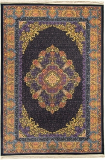 Morgenland Orientteppich - Rohy - rechteckig - 225 x 150 - Schwarz