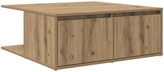 Couchtisch, Sofatisch Artisan-Eiche 80 x 80 x 31 cm Holzwerkstoff