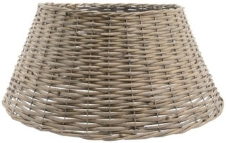 Kaemingk Weihnachtsbaumdecke Weihnachtsbaum Ständer Abdeckung Husse Weide grau Ø 70 cm / Höhe 28 cm