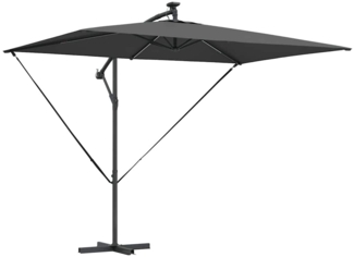 vidaXL Auskragender Bananenschirm Anthrazit 294 x 200 x 254 cm 42003393